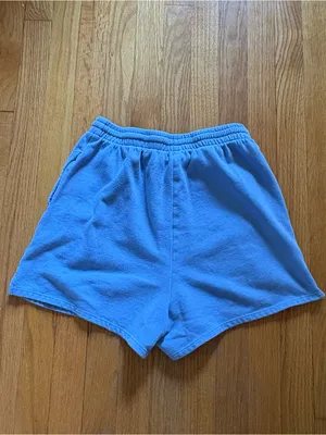 Sanrio Women’s Hello Kitty Sweat Shorts Blue Medium Cotton thumbnail 2