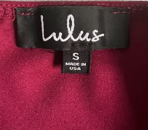 Lulus Forever Your Girl Sz S Wine Red Bodycon Mini Strappy Wrap Dress thumbnail 6