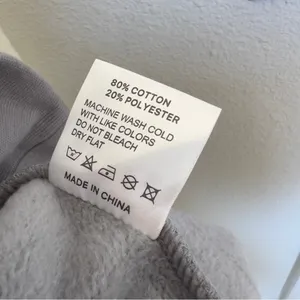 PARKE Monochrome Varsity Mockneck Sweatshirt in Stone Gray New thumbnail 9