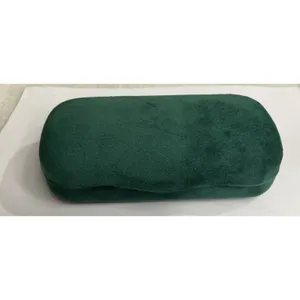 New Gucci Teal Green Velvet Large Case Eyeglasses Sunglasses Case thumbnail 2