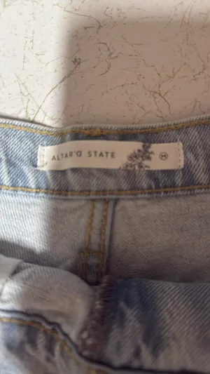 Altar'd State denim shorts thumbnail 3