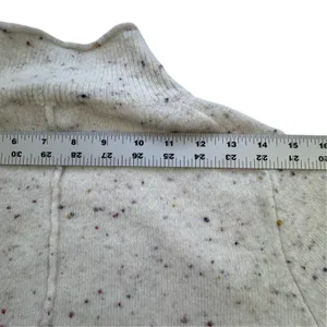 LOFT Mock Neck Flecked Confetti Sweater Womens Large Cream Cozy Pullover NWT thumbnail 5