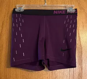 Nike Purple  Pro Spandex Shorts thumbnail 1