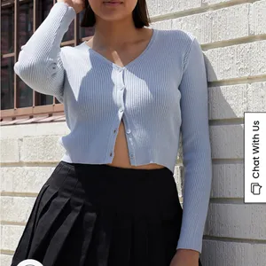 Brandy Melville light blue cardigan thumbnail 2