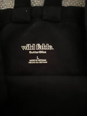 Wild Fable Black Razorback Tank Top thumbnail 2