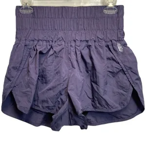 Free People‎ FP Movement Small The Way Home High-Rise Pleated Shorts thumbnail 1