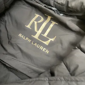 Lauren Ralph Lauren Womens Black Quilted Puffer Jacket BLACK LABEL Hood Size M thumbnail 5