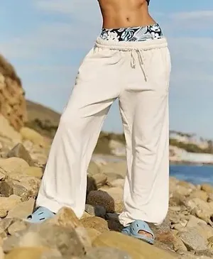 Free People Movement All Star Joggers in Ivory thumbnail 1