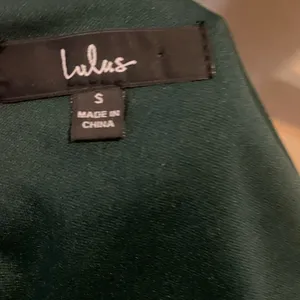 Lulu's Elegant Forest Green Midi Dress thumbnail 4