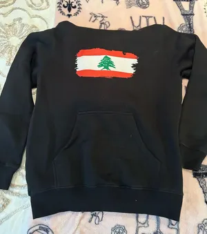 Custom hoodie Lebanon Black thumbnail 1