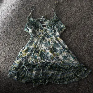 Angie Blue Print Summer Mini Dress thumbnail 1
