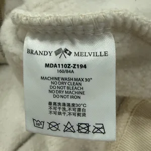 Brandy Melville / John Galt Oversized Christy Hoodie – Cream thumbnail 4