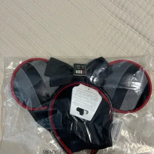 NWT Disney Parks Star Wars Darth Vader Veil Minnie Mouse Ears thumbnail 3