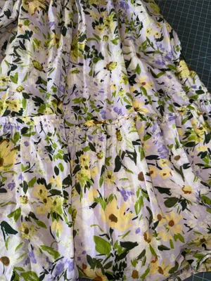 Vineyard Vines Lavender and Yellow Floral Smocked Dress thumbnail 5