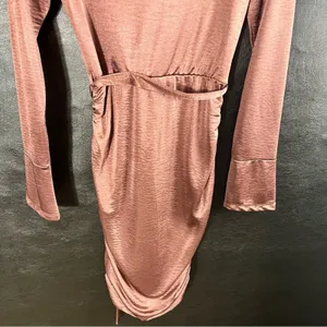 Luana Brown‎ Jersey Ruched Dress Size XS thumbnail 10