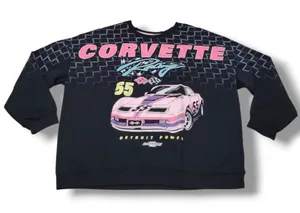 Chevrolet Corvette Sweatshirt Size XXL Women's General Motors Graphic Sweatshirt thumbnail 1