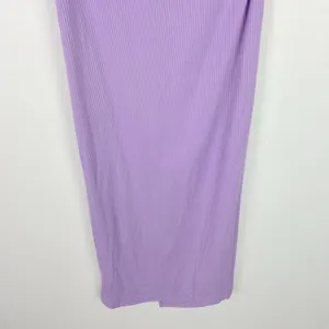 NWT Six/Fifty The Everly One-Shoulder Midi Dress Ribbed Purple Size Medium M NEW thumbnail 13