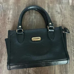 Stefano Vintage Black Handbag in Great Condition! thumbnail 4