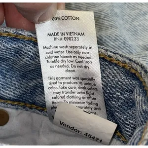 PacSun Women 25 90's Boyfriend Jeans Light Wash Thrashed Ripped High Rise Grunge thumbnail 11