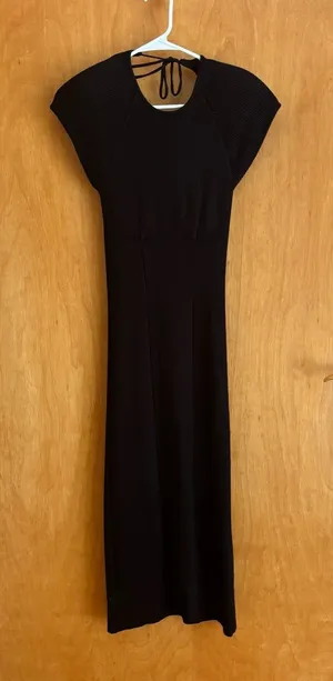 FUTURE COLLECTIVE Backless Black Dress‎ Size XXS thumbnail 1