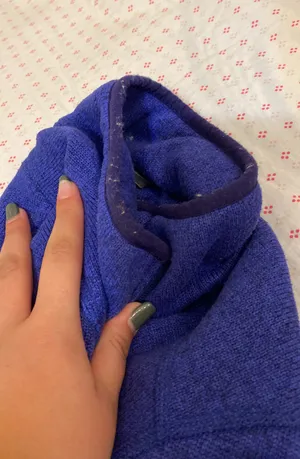 LL bean Heathered Purple Full Zip Up thumbnail 3