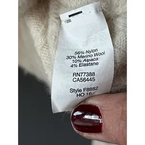 Madewell Cream Textured Knit Sweater thumbnail 5