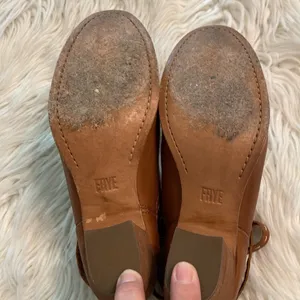 FRYE Bootie’s size 9 color tan/ brown see all photos of the boots thumbnail 8