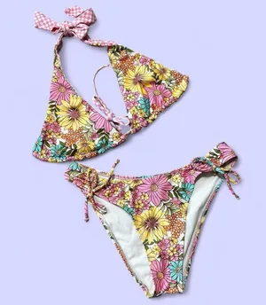 floral reversible bikini thumbnail 1