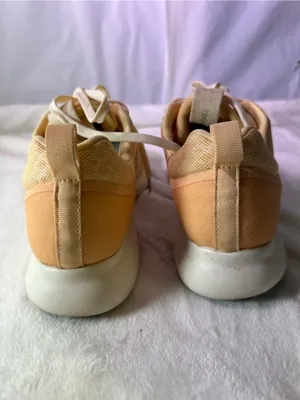 adidas Women's Peach/Tan Knit Athletic Sneakers thumbnail 7