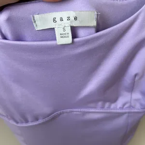 Gaze Lilac Purple Contour Midi Bodycon Dress Square Neck Y2K thumbnail 5