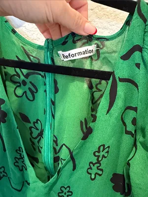 Reformation Kacey Dress in Carrie Print Size 4 thumbnail 6