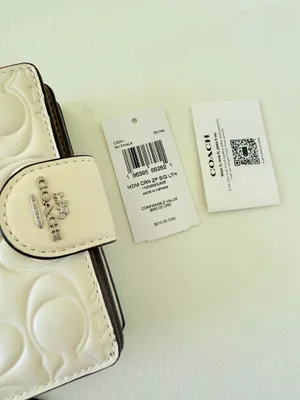 coach Medium Corner Zip Wallet In Signature Leather cz341 thumbnail 6