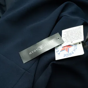 Betsy & Adam - Arielle Scuba Crepe Ruffle‎ Slit Gown thumbnail 8