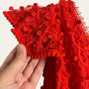 Reiss Abrianna Red Lace V-Neck Cap Sleeve Cocktail Dress Size 4 thumbnail 9