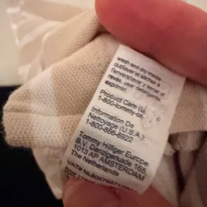 Tommy Hilfiger Polo Dress Womens XXS Tan‎ White Striped Slim Fit Preppy Sporty thumbnail 9