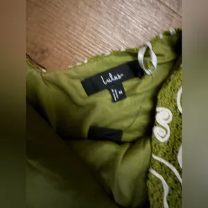 Lulus Fenicia Green Abstract Floral Embroidered Mini Dress thumbnail 6