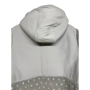 Patagonia Shelled Retro-X Pullover Hooded Salt Grey Gray Heather Women's Size XL thumbnail 4