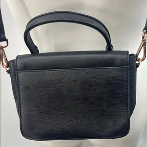 Ted Baker Elegant Black Bow Leather Handbag thumbnail 7