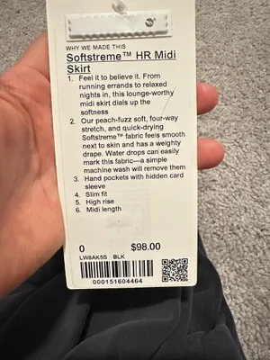 Lululemon Skirt Black thumbnail 6