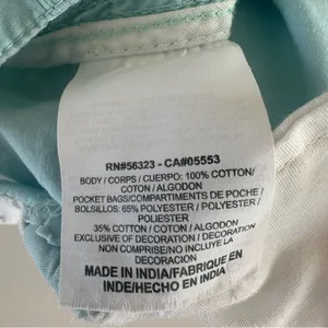 Nike Cargo Shorts Light Blue Women’s 6 Y2K 100% Cotton Chino thumbnail 7