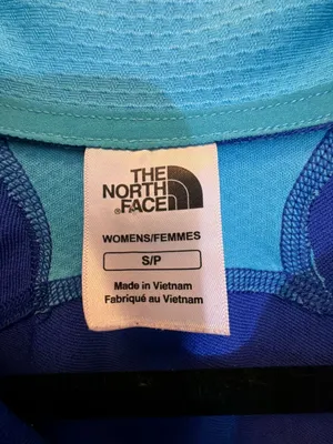 The North Face Women's Blue & Light Blue Quarter Zip Pullover Athletic Jacket thumbnail 3