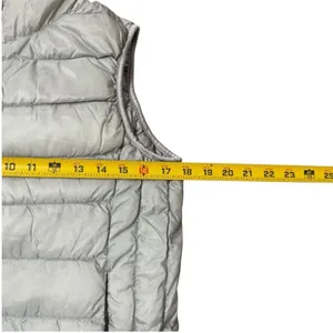 Uniqlo Ultra Light‎ Down Vest Puffer Sleeveless Full Zip Casual Gray M thumbnail 5