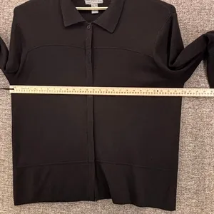 Jessica Holbrook Oversized‎ Cardigan Black XL thumbnail 11