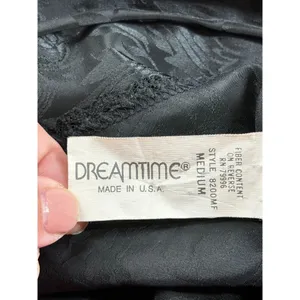 VTG Dreamtime Camisole Top Black Lace Satin Sz M Goth Grunge Witchy Whimsigoth thumbnail 3