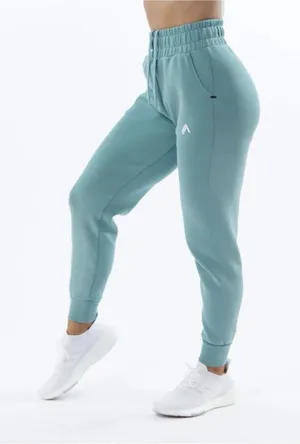 ALPHALETE WOMEN'S ELMTS RELAXED CUFFED JOGGER - Teal , Size Medium thumbnail 1