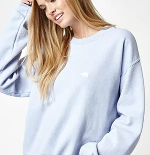 Brandy Melville Erica Light Blue Bear Sweatshirt thumbnail 2