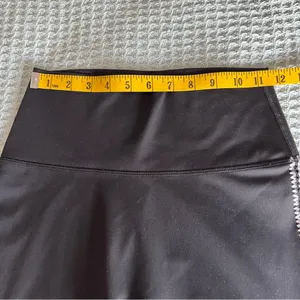 Aerie Offline Goals Black Crochet 7/8 Leggings M Medium thumbnail 7