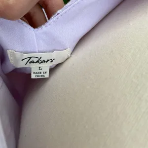 Takara Violet Purple Eyelet Embroidered Bow Dress thumbnail 4