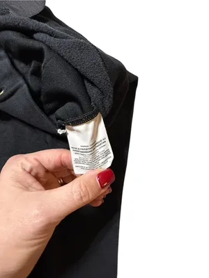 Nike Women XS Sportswear Club Fleece Black Oversized Jogger Sweatpants thumbnail 2