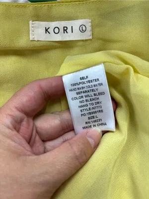 Kori Chartreuse Swiss Dot Short Sleeve Blouse thumbnail 8